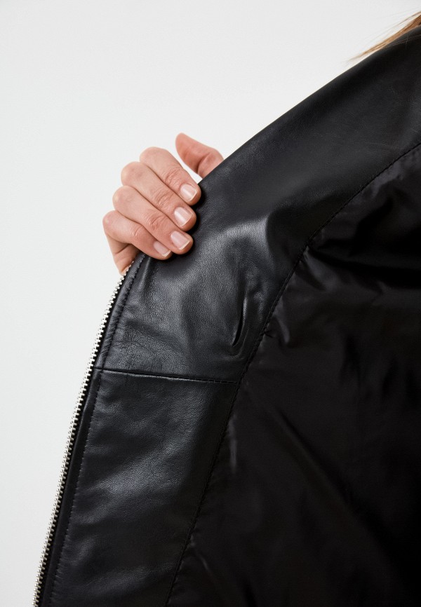 фото Куртка кожаная снежная королева