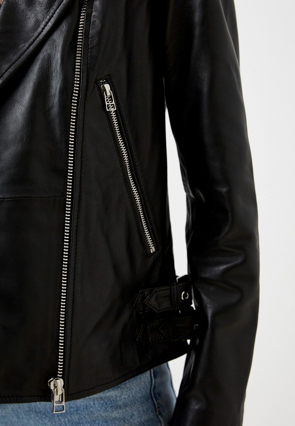 фото Куртка кожаная снежная королева