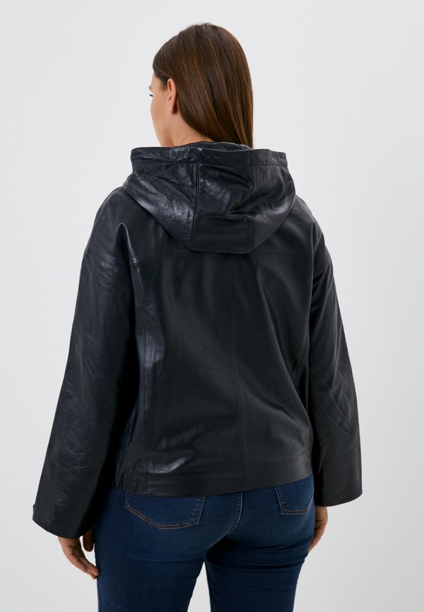 фото Куртка кожаная снежная королева