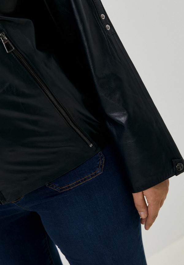 фото Куртка кожаная снежная королева