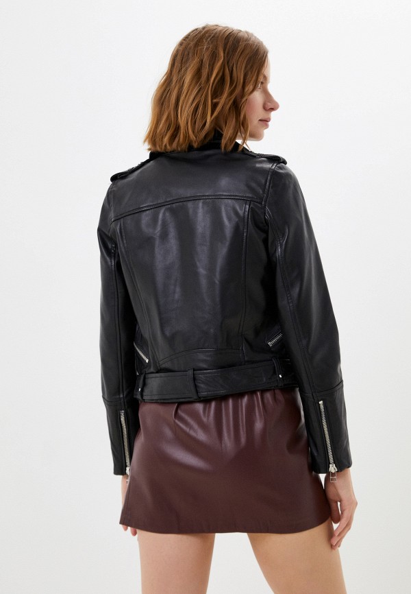 фото Куртка кожаная снежная королева