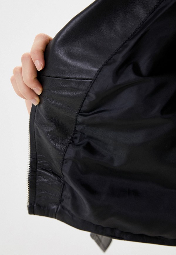 фото Куртка кожаная снежная королева