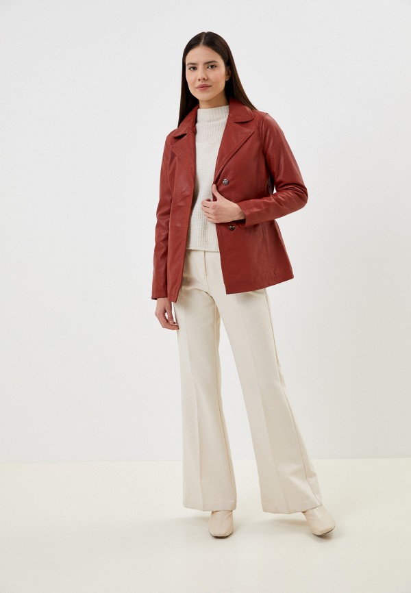 фото Куртка кожаная снежная королева