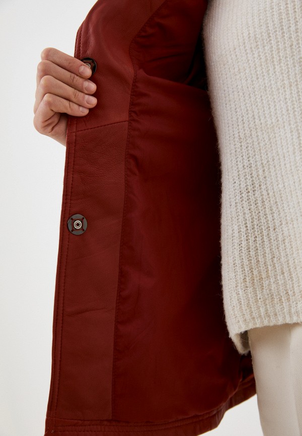 фото Куртка кожаная снежная королева