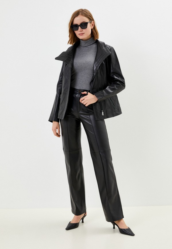 фото Куртка кожаная снежная королева