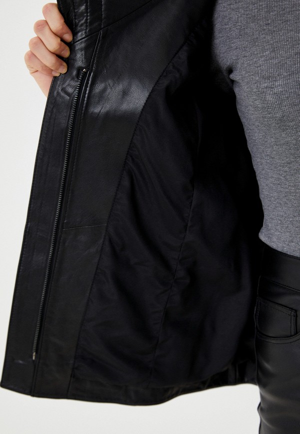 фото Куртка кожаная снежная королева