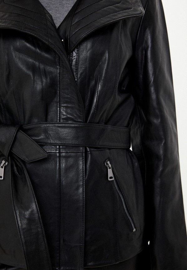 фото Куртка кожаная снежная королева