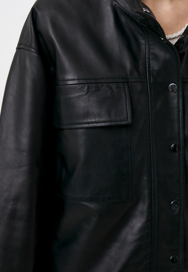 фото Куртка кожаная снежная королева