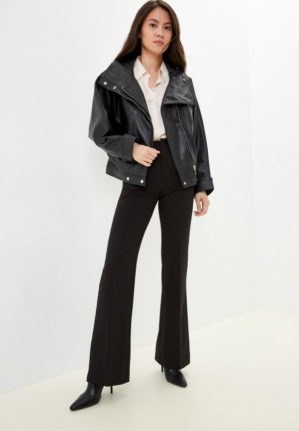 фото Куртка кожаная снежная королева