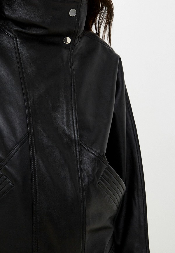 фото Куртка кожаная снежная королева