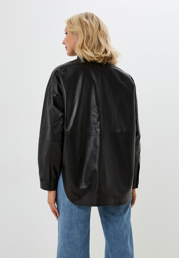 фото Куртка кожаная снежная королева