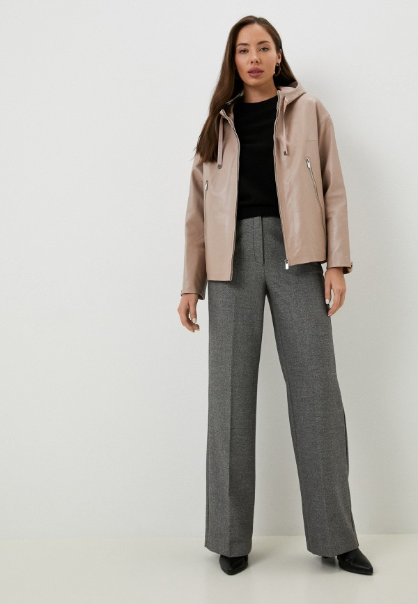 фото Куртка кожаная снежная королева