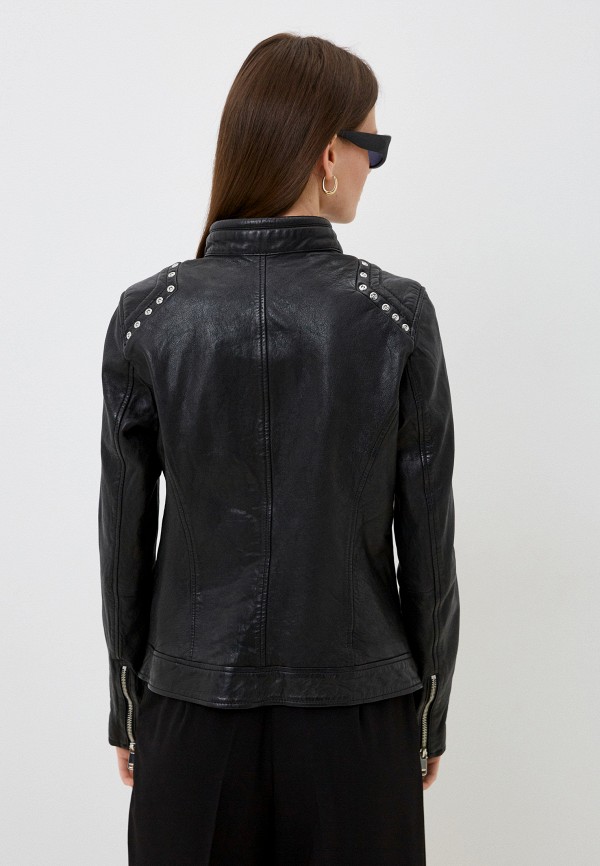 фото Куртка кожаная снежная королева