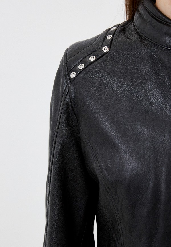 фото Куртка кожаная снежная королева