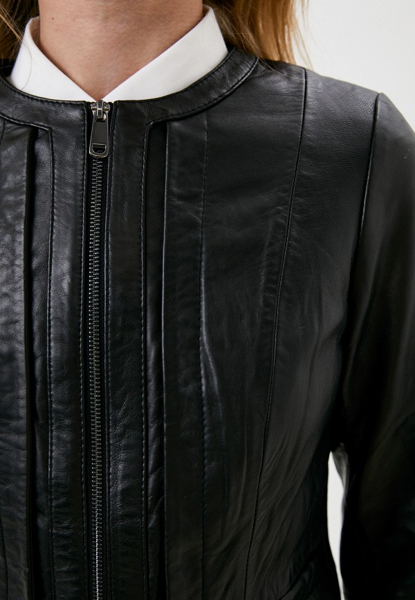 фото Куртка кожаная снежная королева