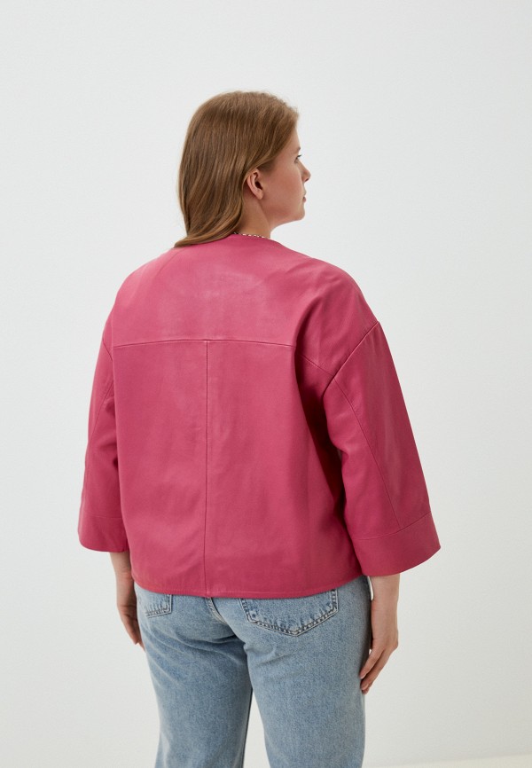 фото Куртка кожаная снежная королева