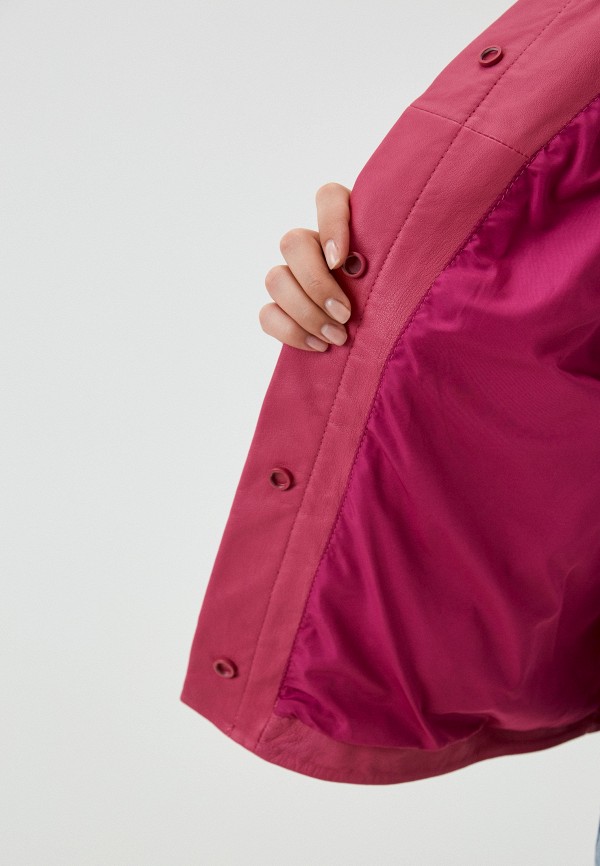 фото Куртка кожаная снежная королева