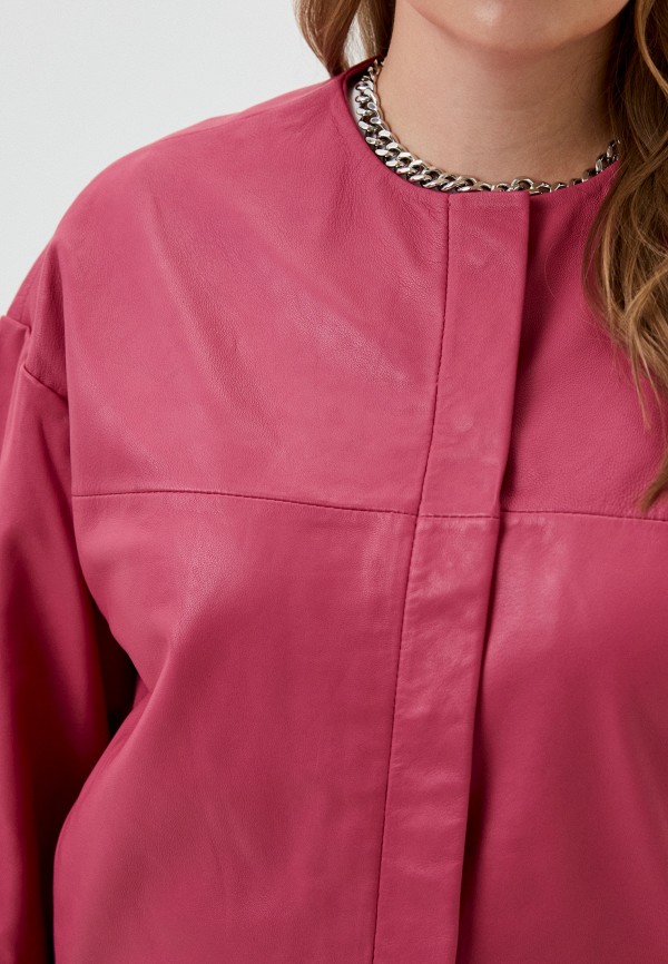 фото Куртка кожаная снежная королева