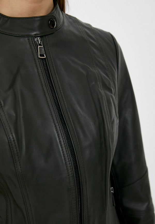 фото Куртка кожаная снежная королева