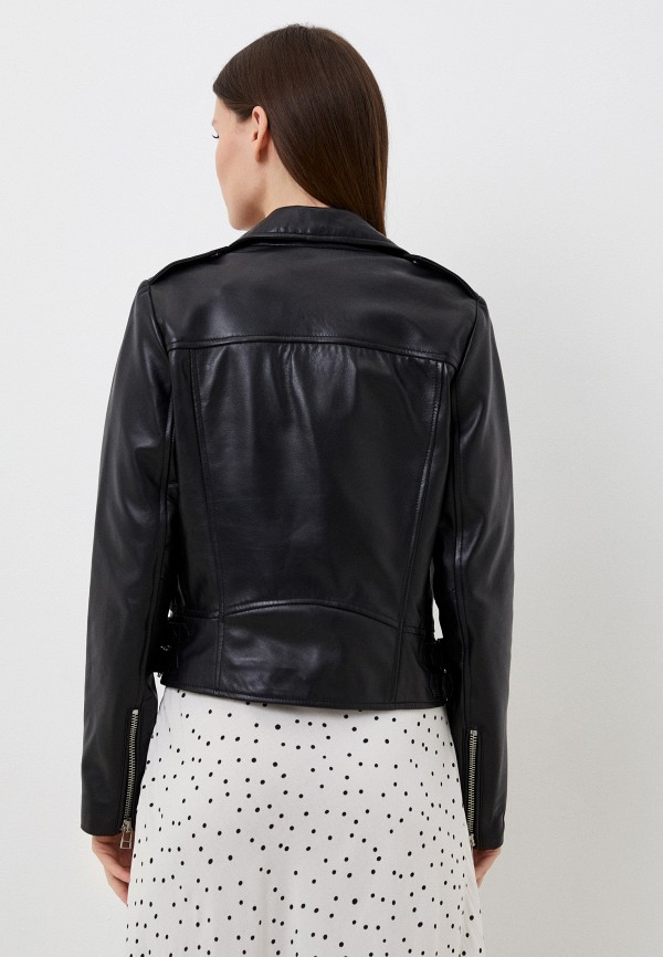 фото Куртка кожаная снежная королева