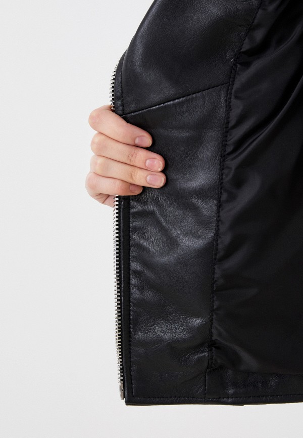 фото Куртка кожаная снежная королева