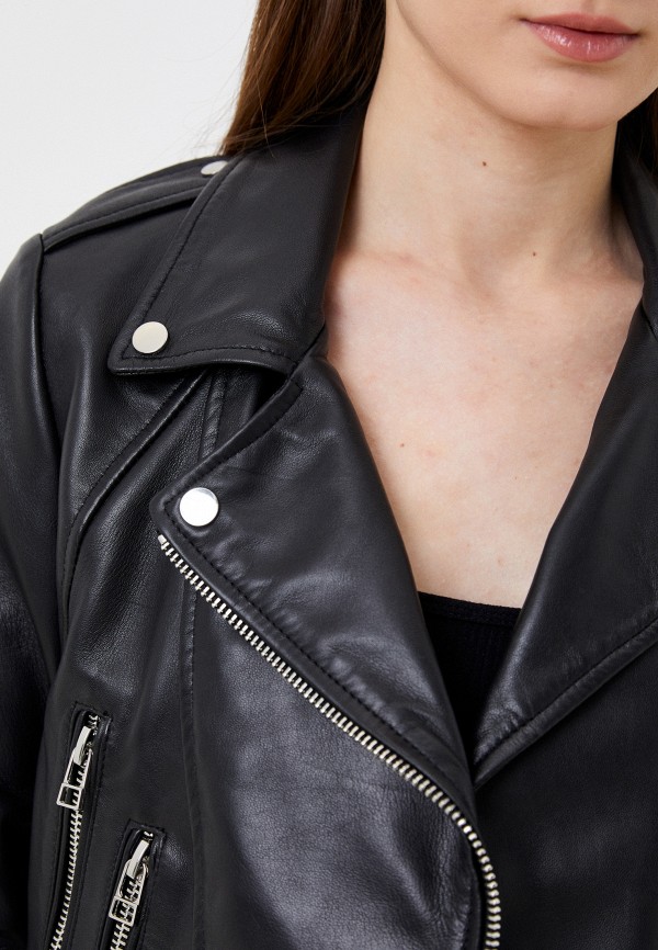 фото Куртка кожаная снежная королева