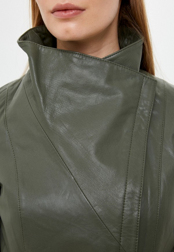 фото Куртка кожаная снежная королева