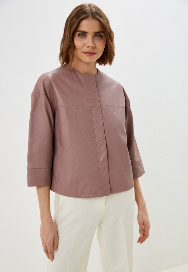 фото Куртка кожаная снежная королева