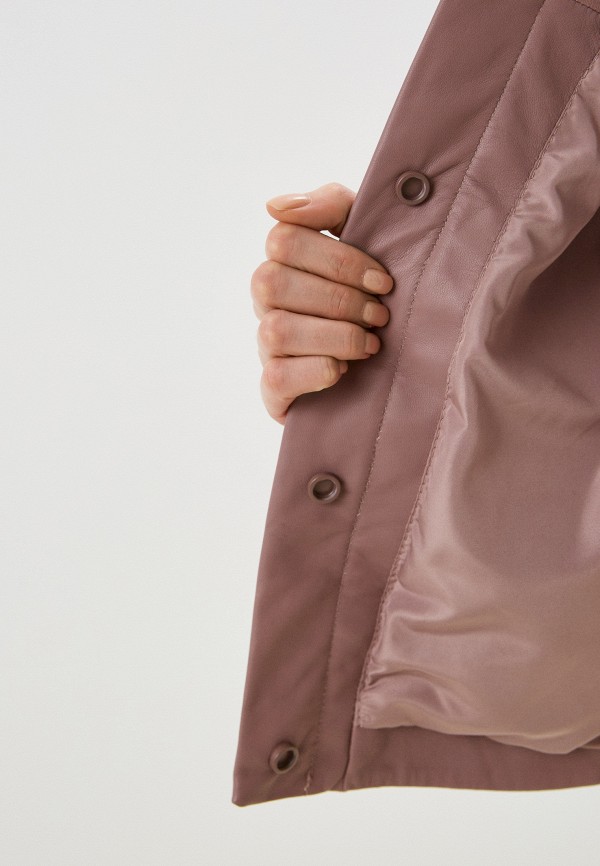 фото Куртка кожаная снежная королева