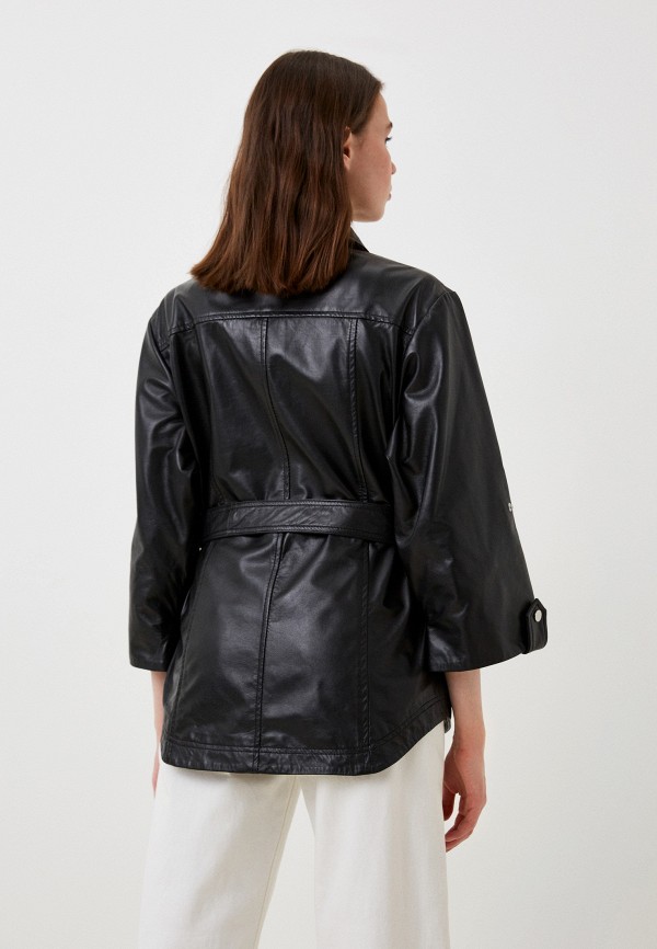 фото Куртка кожаная снежная королева