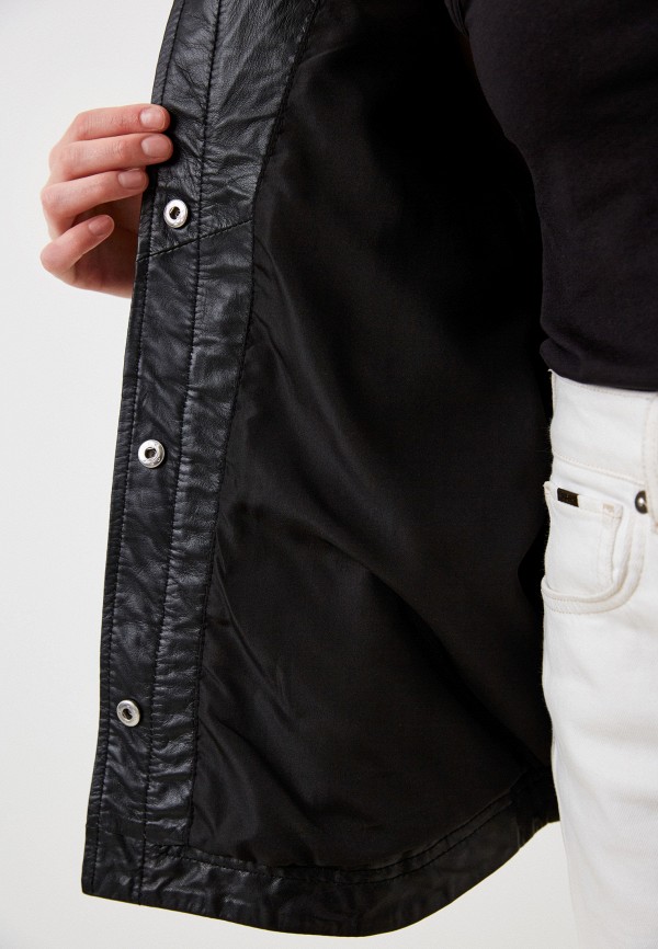 фото Куртка кожаная снежная королева