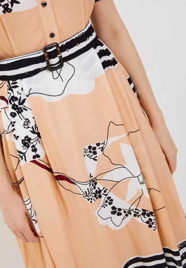 Платье Vera Lapina бежевый, размер 50, фото 4