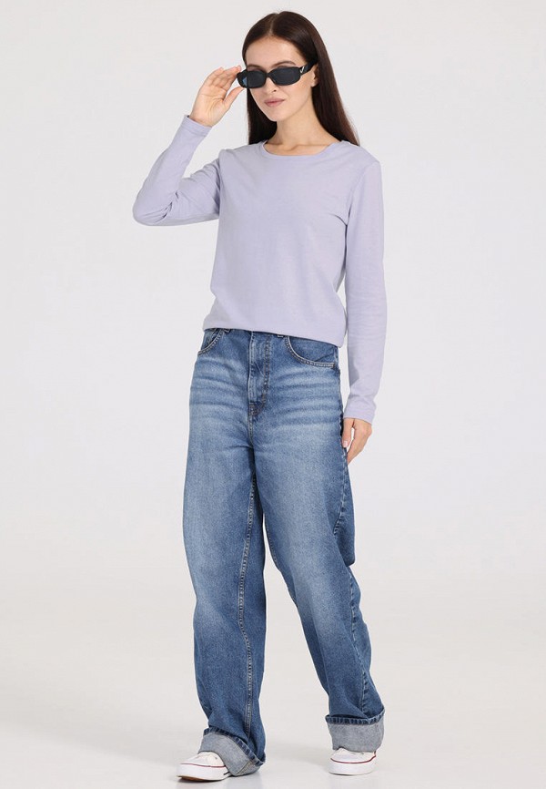 Лонгслив Апрель фиолетовый, размер 48, фото 2