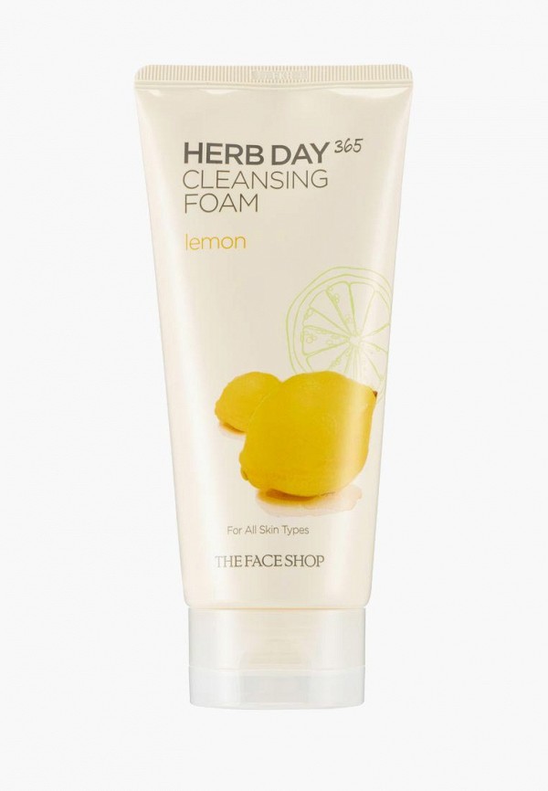 

Пенка для умывания Thefaceshop, Разноцветный, HERB DAY 365 CLEANSING FOAM LEMON