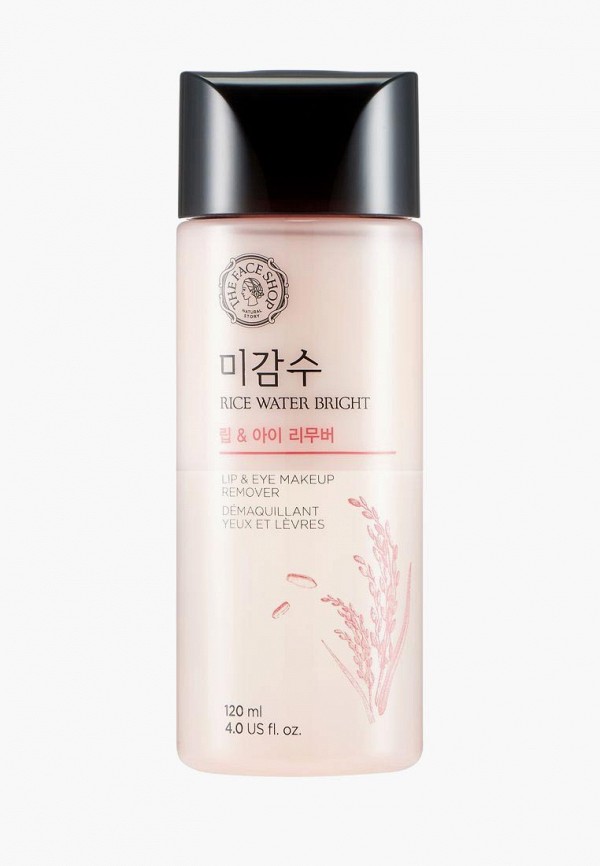 

Средство для снятия макияжа Thefaceshop, Розовый, RICE WATER BRIGHT LIP&EYE REMOVER