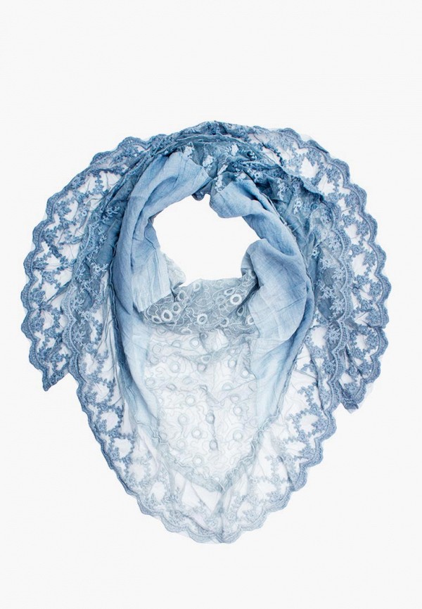 

Платок Le Motif Couture, Голубой, Кружева