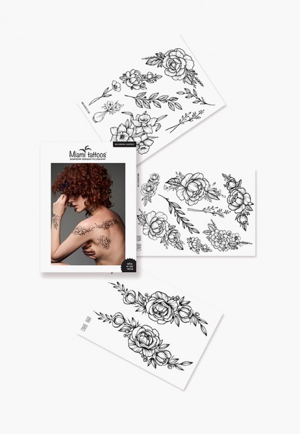 

Временные татуировки Miami Tattoos, Черный