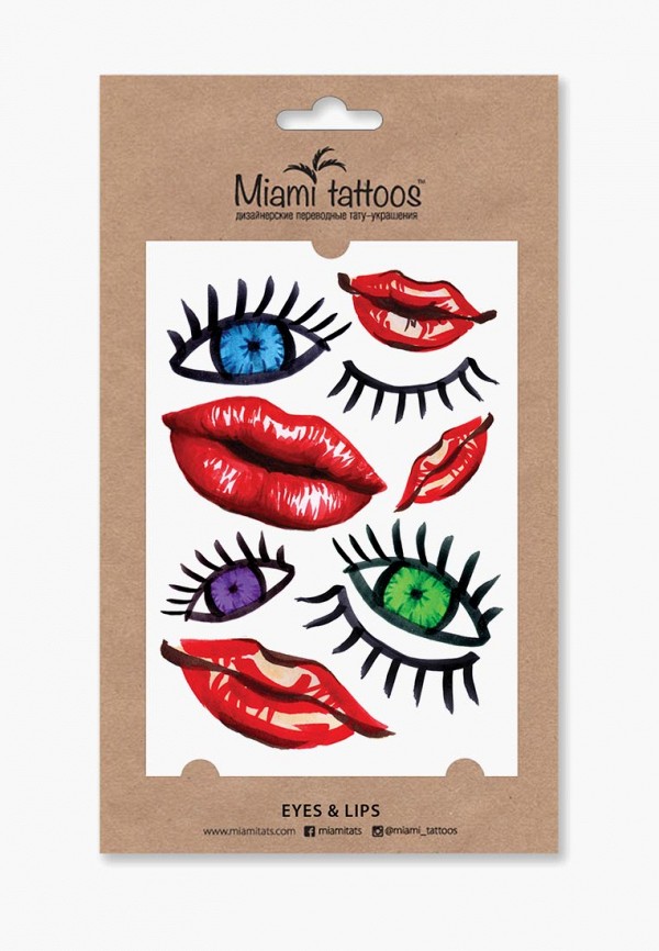 

Временные татуировки Miami Tattoos, Мультиколор, Miami Tattoos MP002XW1AS6B