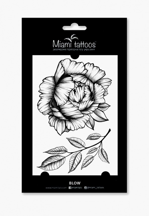 

Временные татуировки Miami Tattoos, Черный
