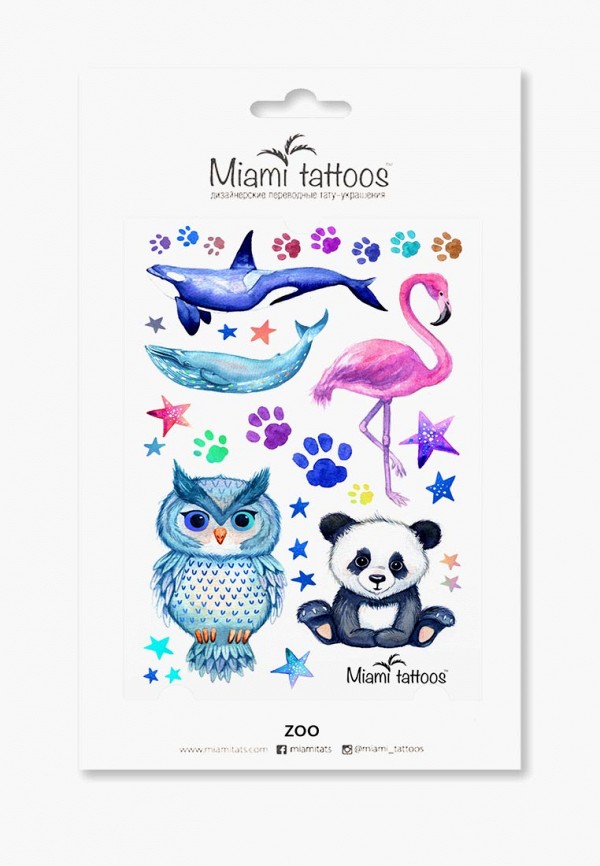 

Временные татуировки Miami Tattoos, Мультиколор