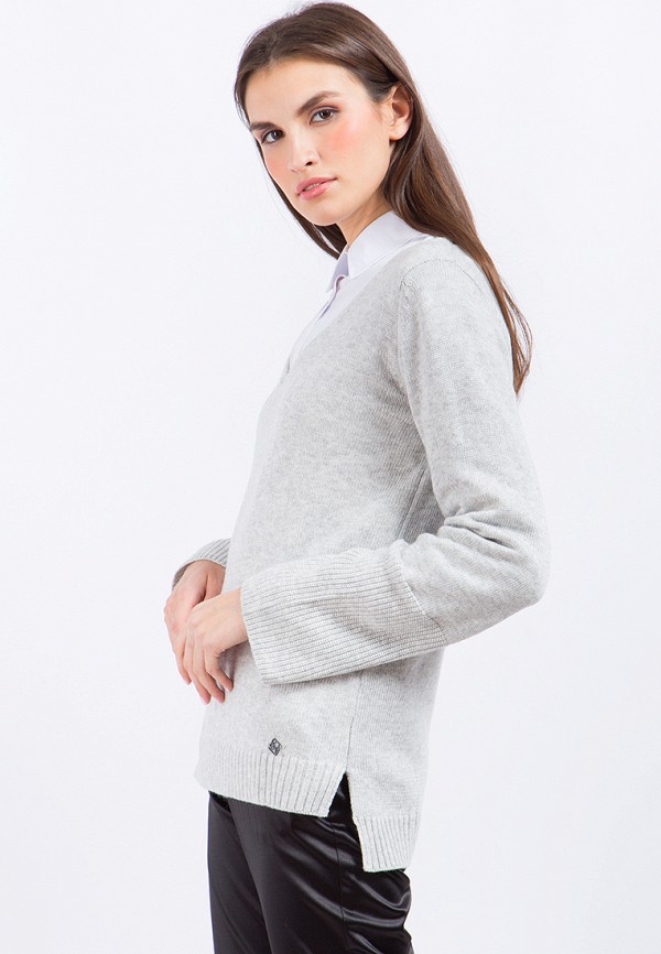 Пуловер Finn Flare цвет серый  Фото 4