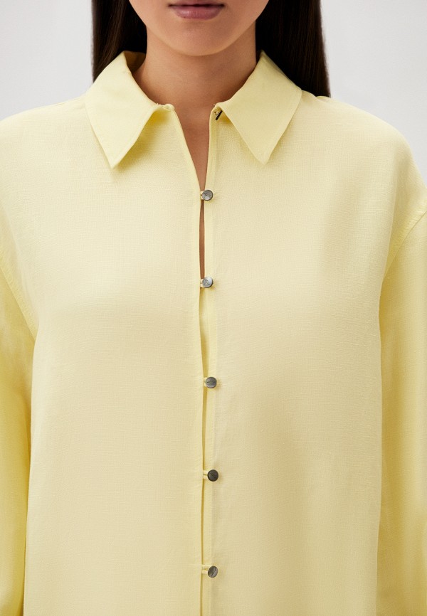 Рубашка Karl Lagerfeld цвет Желтый  Фото 4