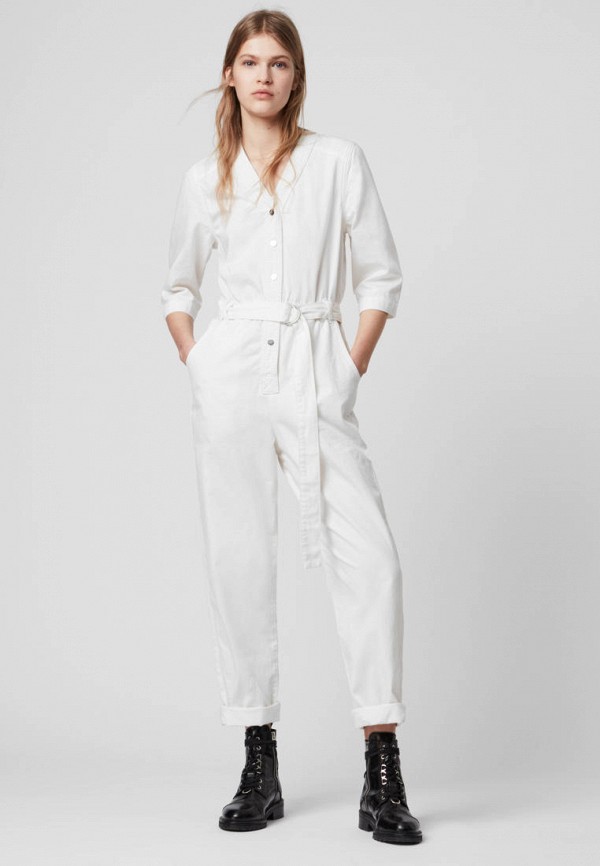 

Комбинезон джинсовый AllSaints, Белый, LORA