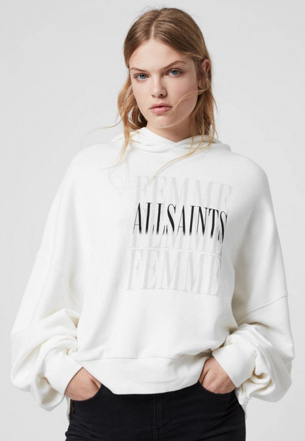 

Худи AllSaints, Белый, FEMME TALIE