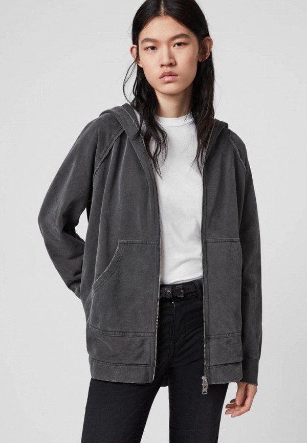 

Толстовка AllSaints, Серый, JESSI ZIP
