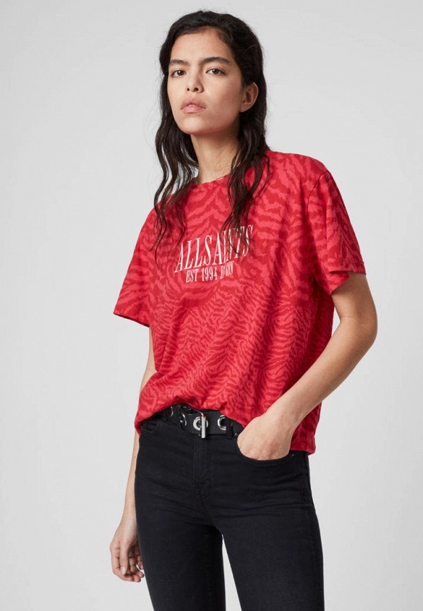 

Футболка AllSaints, Красный, AllSaints MP002XW1BZKD