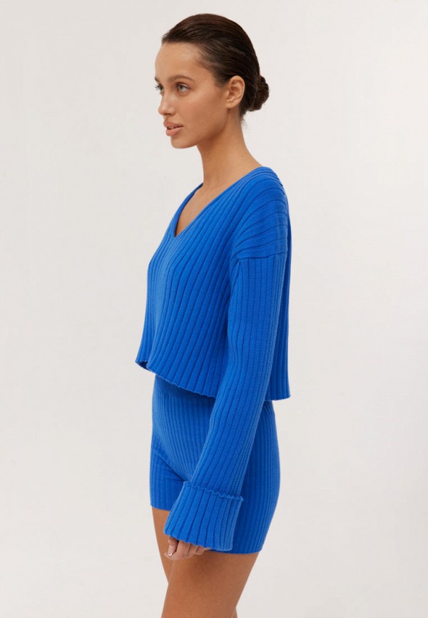 Пуловер Woolook цвет Синий  Фото 4