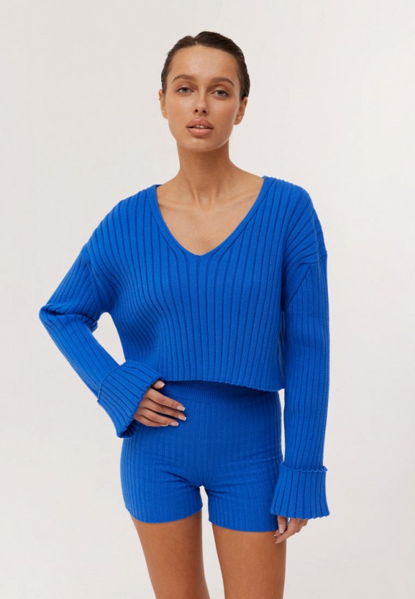 Пуловер Woolook цвет Синий 