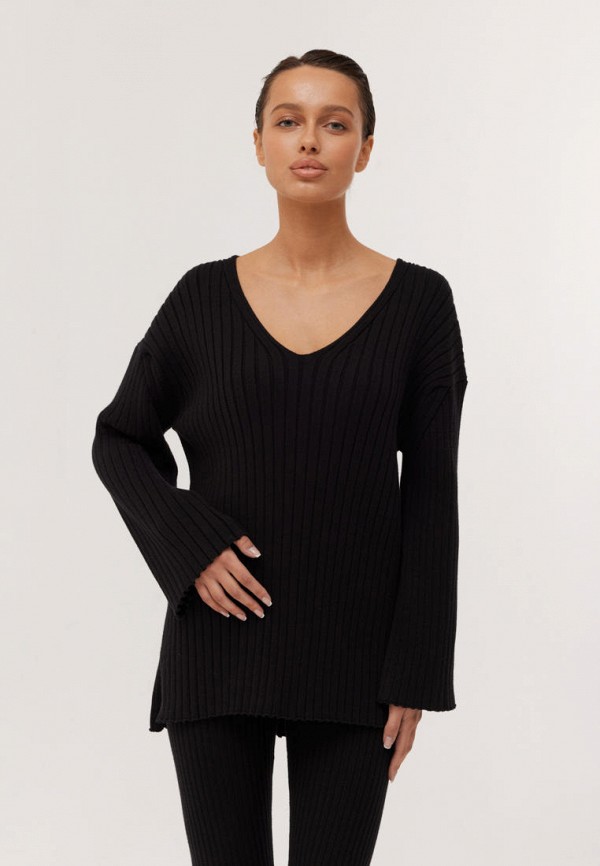 Пуловер Woolook цвет Черный 