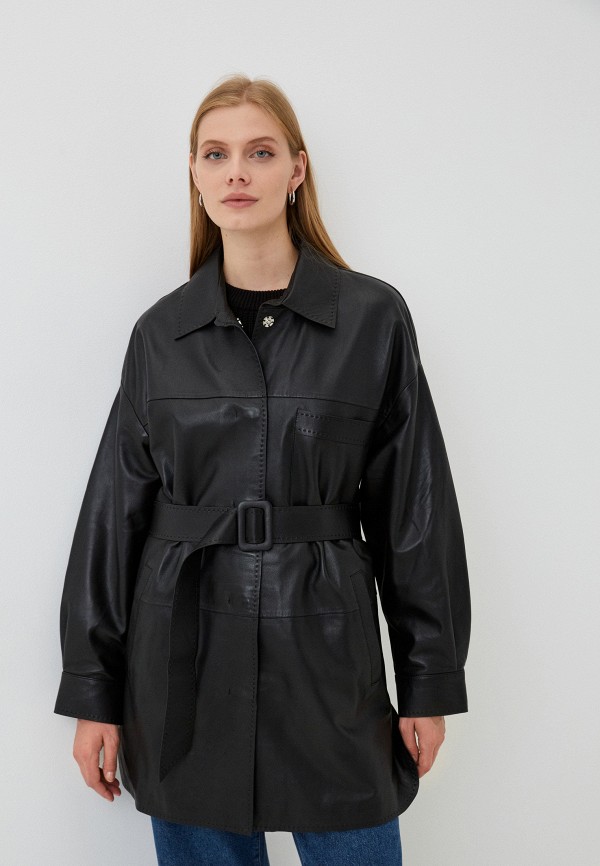 фото Куртка кожаная снежная королева